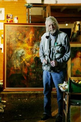 David Boyd at his home studio in SYdney.
