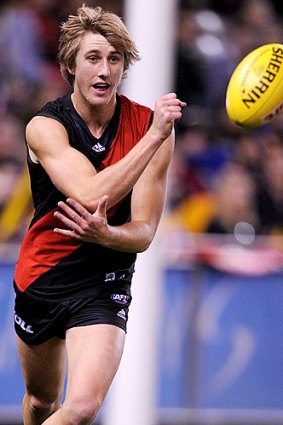 Essendon's Dyson Heppell has won this year's Rising Star award.