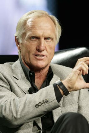 Wet behind the ears ... Greg Norman.