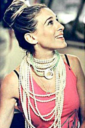 Nod to Coco Chanel ... Sarah Jessica Parker as Carrie Bradshaw in Sex and the City.
