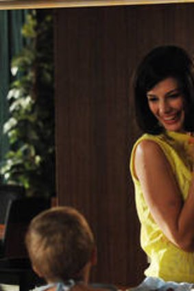 At home with the Drapers: Megan  (Jessica Pare) challenges Don  (Jon Hamm) to think about marriage in a new light.
