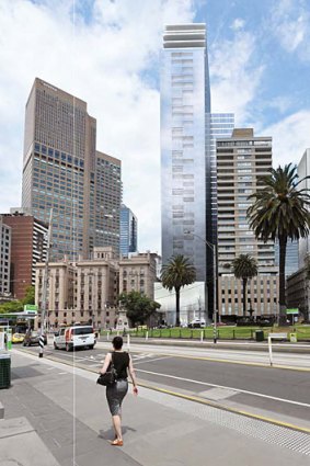 The new tower will be designed by architects Denton Corker Marshall, best known for landmark buildings such as the Melbourne Museum and Exhibition Centre.