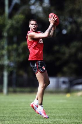 Making his mark: Sydney Swans recruit Buddy Franklin has been living up to his nocturnal reputation since moving to the harbour city.