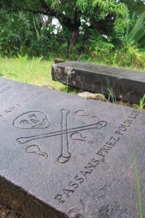 A pirate's grave.