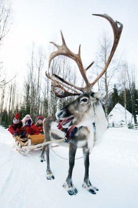Go looking for Santa in Finland.