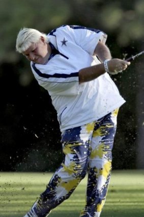Bad day: John Daly had a forgettable round.