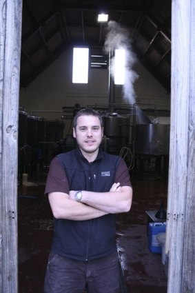 New Zealand brewer Soren Eriksen of 8 Wired.