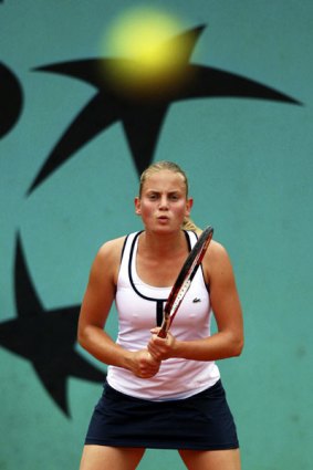 Match ready . . . Jelena Dokic's fitness is on the right rack.