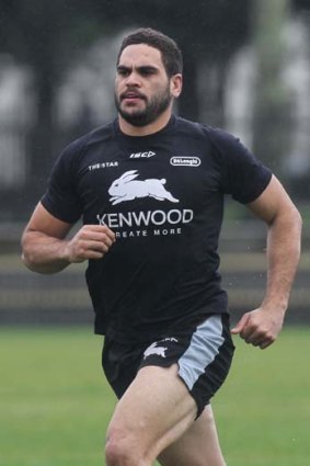 Back from suspension ... Greg Inglis will join his Souths teammates on Saturday in the match against Cronulla.