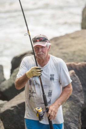 Fisherman Bob Woodland.