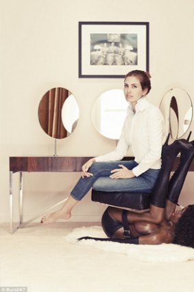 The original picture of Dasha Zhukova published by Buro 24/7, which caused racism backlash online.