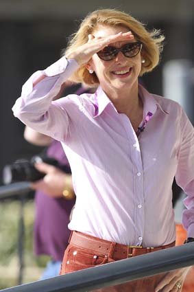 Gai Waterhouse ... happy with her second place finish.