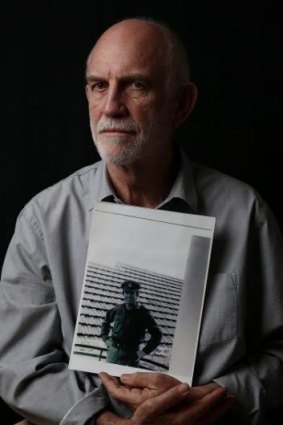 Vietnam veteran Graham Walker with a photo of himself: "Veterans feel the Smith history disparaged them."