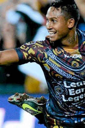 Barba starred for the Indigenous All Stars earlier this month.