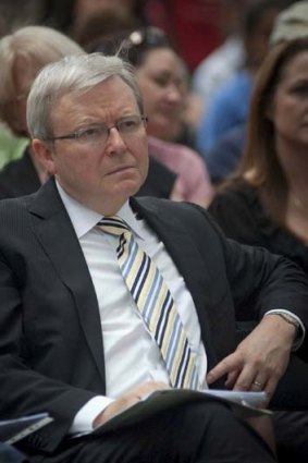 Ambition intact... Kevin Rudd.