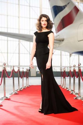 Actress Gemma Arterton launches British Airways 'Red Carpet Route' to Los Angeles, which will be operated on its superjumbo Airbus A380 from October 15.