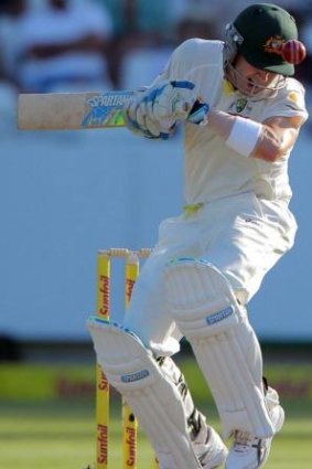 Clarke during his stoic Test hundred in Cape Town that helped seal a series win against South Africa.