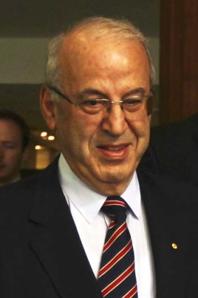 Back in the witness box: Eddie Obeid rejected Alan Fang's claims.