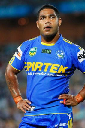 Dumped: Parramatta playmaker Chris Sandow will play for Wentworthville in the NSW Cup this weekend.
