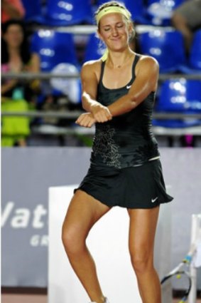 Dancing Queen Victoria Azarenka going Gangnam Style.