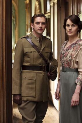 New beginnings ... The love interest between Matthew and Lady Mary has been central to the show for three years.