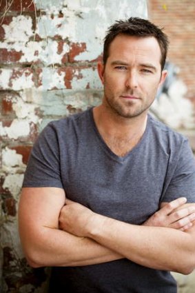 Injured ... Sullivan Stapleton of the action series <i>Strike Back</i>.