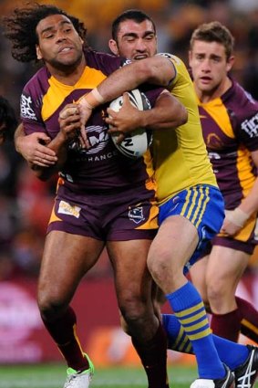 "We were out-enthused, outplayed out-everythinged. We were terrible" ... Broncos captain Sam Thaiday, left.