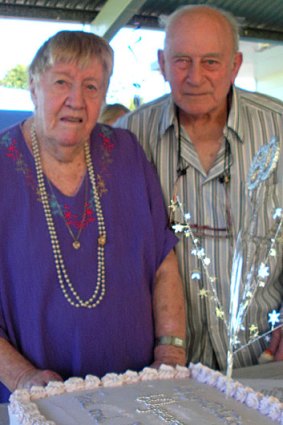 Fred Duffell with wife Aileen. The pair celebrated their 60th wedding anniversary last year.