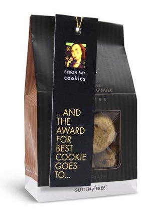 Red carpet appearance ... Byron Bay cookies were in Acadamy Award goodie bags this year.