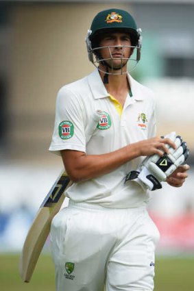 Brave in defeat: Ashton Agar couldn't replicate his first innings heroics.