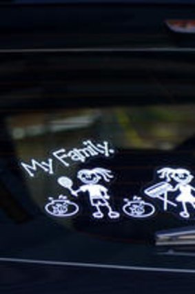A set of the 'My Family stickers'.