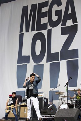 Ian Watkins onstage with band Lostprophets at the Reading Festival in the UK in 2010.