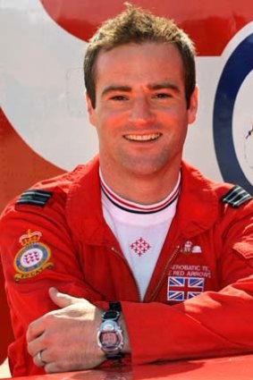 Red Arrows pilot Flight Lieutenant Jon Egging died yesterday.