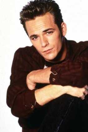 School boy success: Luke Perry from Beverley Hills 90210 has been signed up for CSI: Cyber