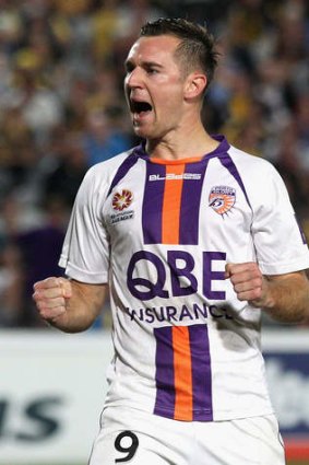 Back in action: Perth Glory's Shane Smeltz.