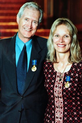 John Hogg with wife Linda.