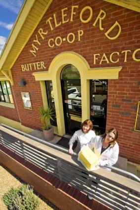 Buttered up ... Myrtleford Butter Factory.