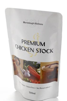 Packed with flavour ... Moredough Kitchens Premium Chicken Stock.