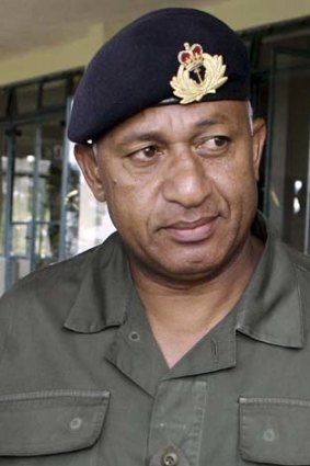 Fiji's military commander Frank Bainimarama.