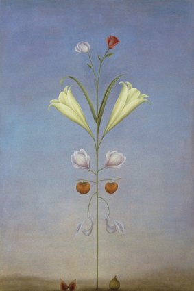 <i>Most Beautiful Plant</I>, 1989, oil on linen.