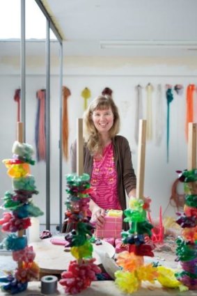 Kate Rohde in her studio in Northcote.