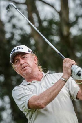 Spanish golfer Miguel Angel Jimenez.