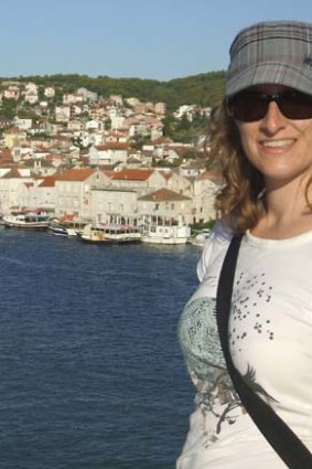 Nicole Sewell in Croatia.