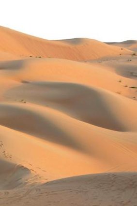 Sand flies ... Oman's vast expanse of dunes.