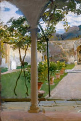 John Singer Sargent's <i>At Torre Galli: Ladies in a Garden</i>, 1910.