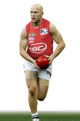 How Gary Ablett Jr could possibly look in a Gold Coast guernsey.