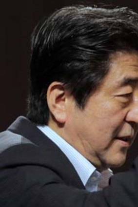 Japanese Prime Minister Shinzo Abe faces strong economic headwinds.
