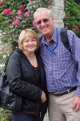 Travel after redundancy: Mary and Rodney Burrows from Brisbane.