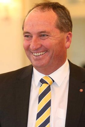 Now familiar with Malaysia: Barnaby Joyce.