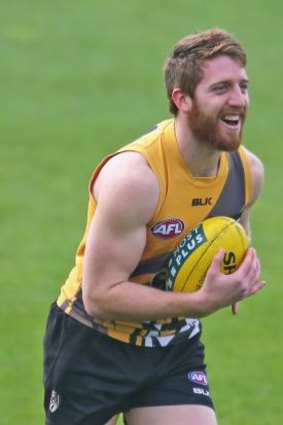 Reece Conca looks happy at the prospect of a return to the Richmond team.